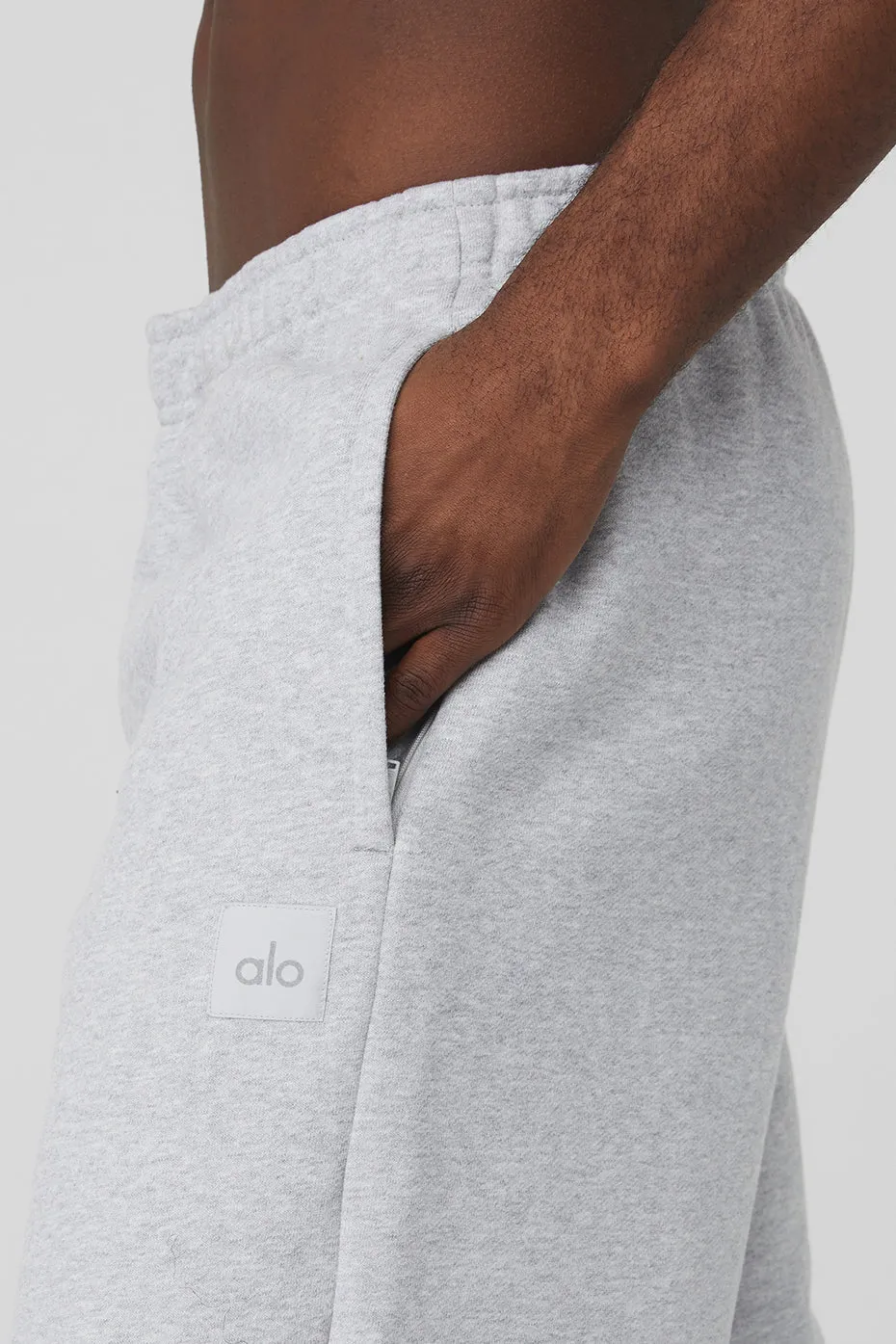 Renown Heavy Weight Sweatpant - Athletic Heather Grey sold by Alo Yoga product image thumbnail 4