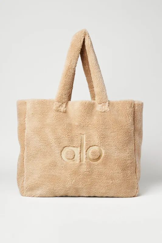 Foxy Sherpa Tote - Camel sold by Alo Yoga