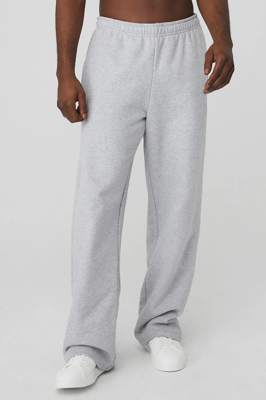 Renown Heavy Weight Sweatpant - Athletic Heather Grey sold by Alo Yoga