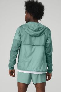 Repeat Running Jacket - Blue Agave sold by Alo Yoga