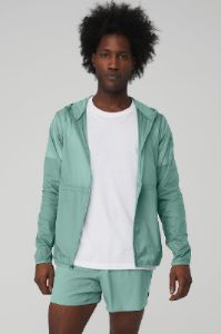 Repeat Running Jacket - Blue Agave sold by Alo Yoga