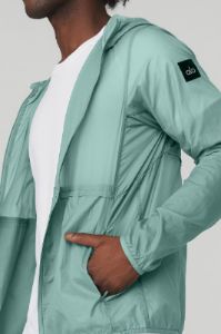 Repeat Running Jacket - Blue Agave sold by Alo Yoga