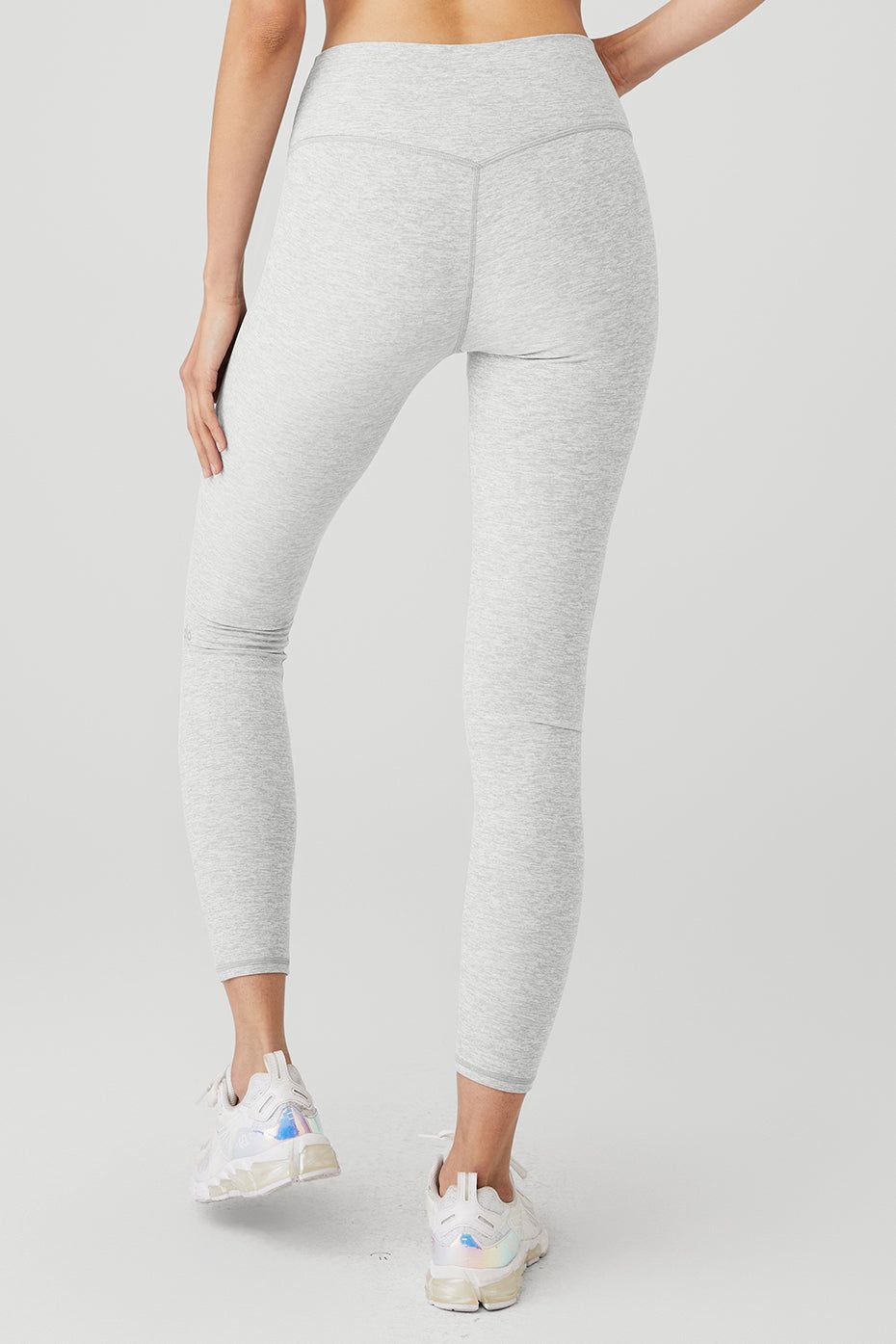 Alosoft High-Waist 7/8 Highlight Legging - Athletic Heather Grey sold by Alo Yoga product image thumbnail 2