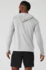 Conquer Reform Long Sleeve With Hood - Athletic Heather Grey sold by Alo Yoga