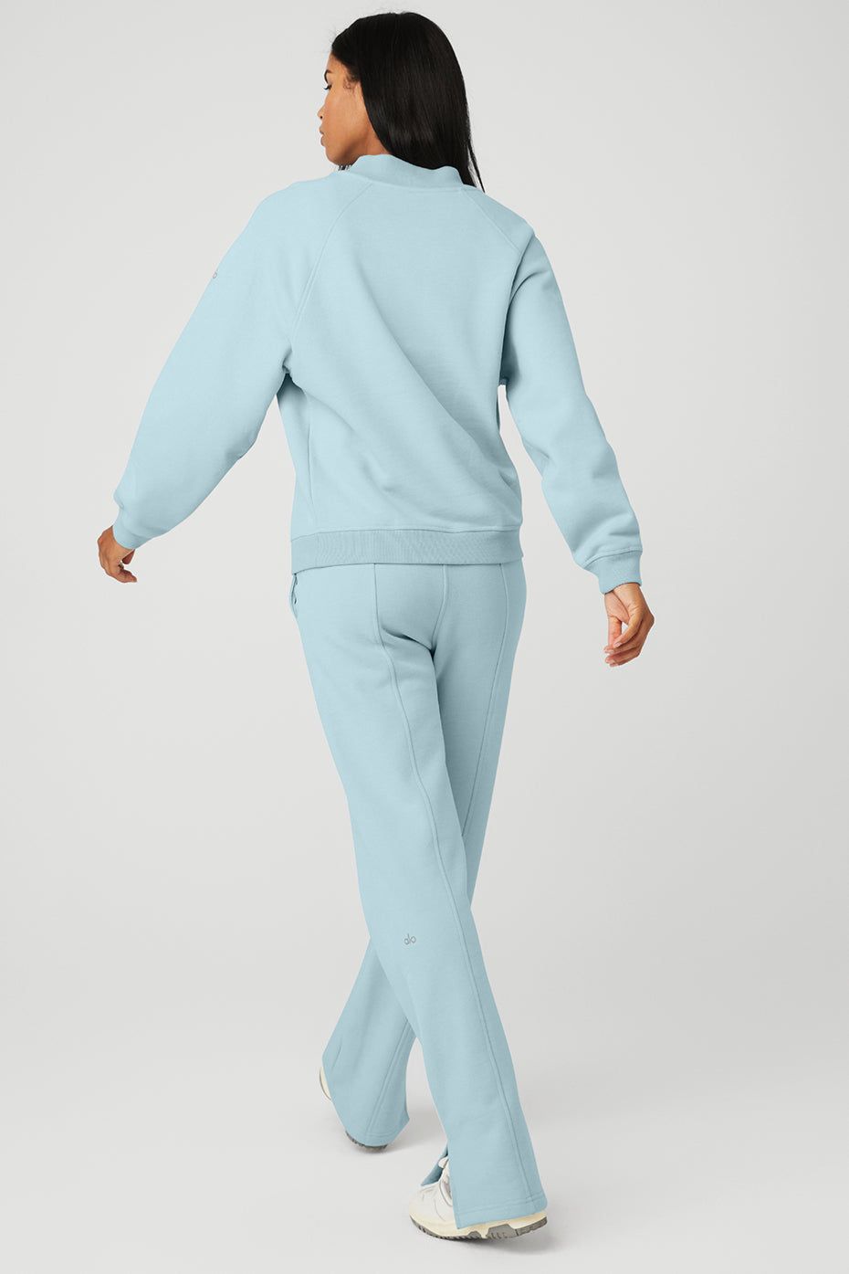 Heavy Weight Free Time Crew Neck Pullover & High-Waist Free Time Straight Leg Sweatpant Set sold by Alo Yoga product image thumbnail 2