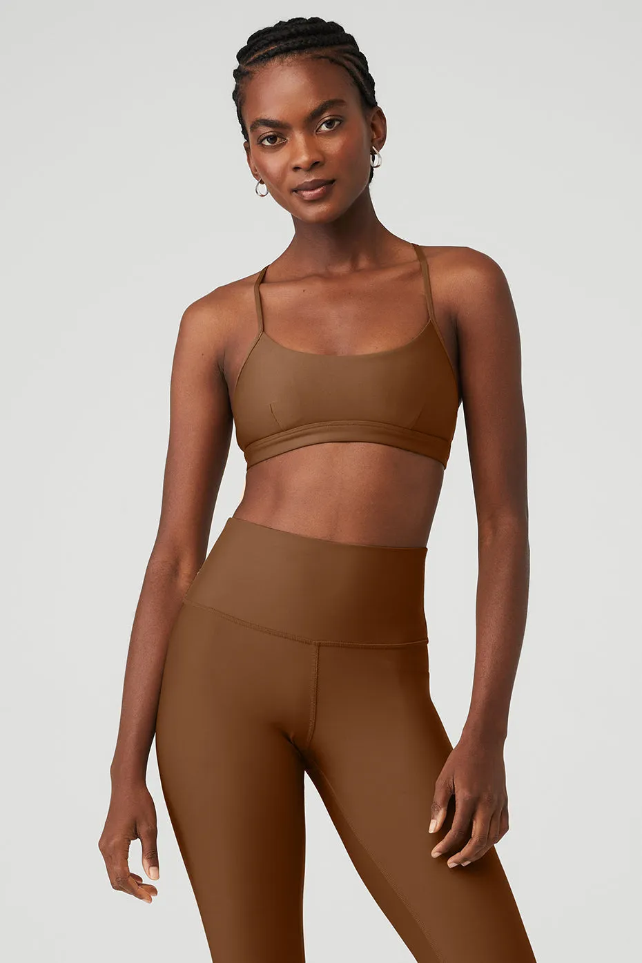 Airlift Intrigue Bra - Cinnamon Brown sold by Alo Yoga