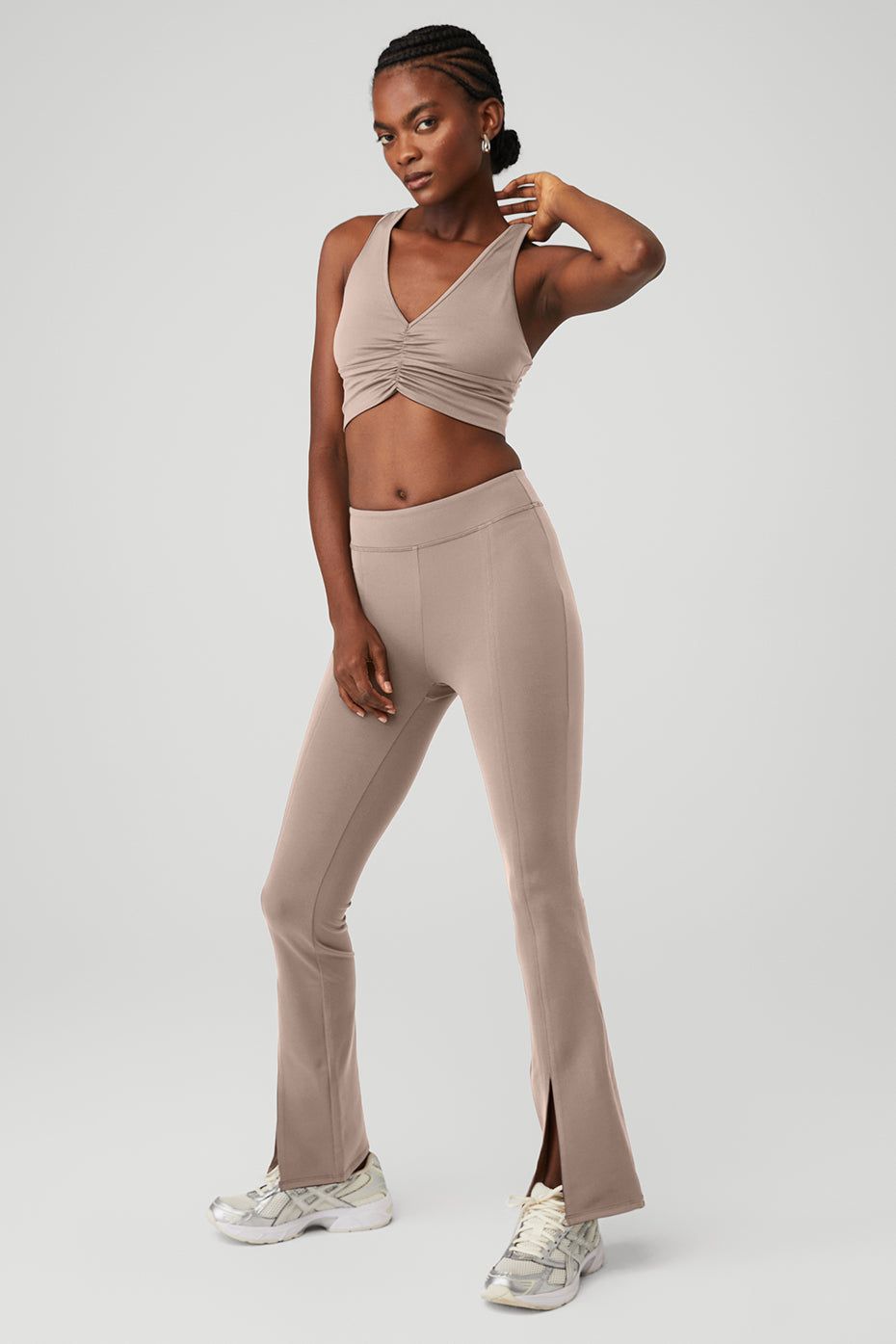 Wild Thing Bra & Airbrush High-Waist 7/8 Flutter Legging Set sold by Alo Yoga product image thumbnail 6