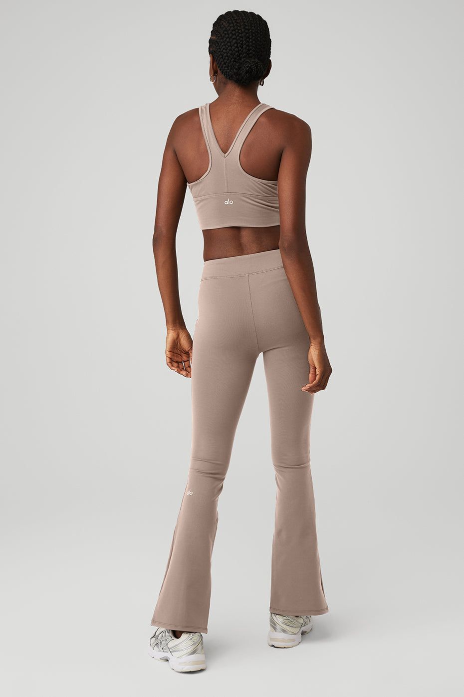 Wild Thing Bra & Airbrush High-Waist 7/8 Flutter Legging Set sold by Alo Yoga product image thumbnail 7