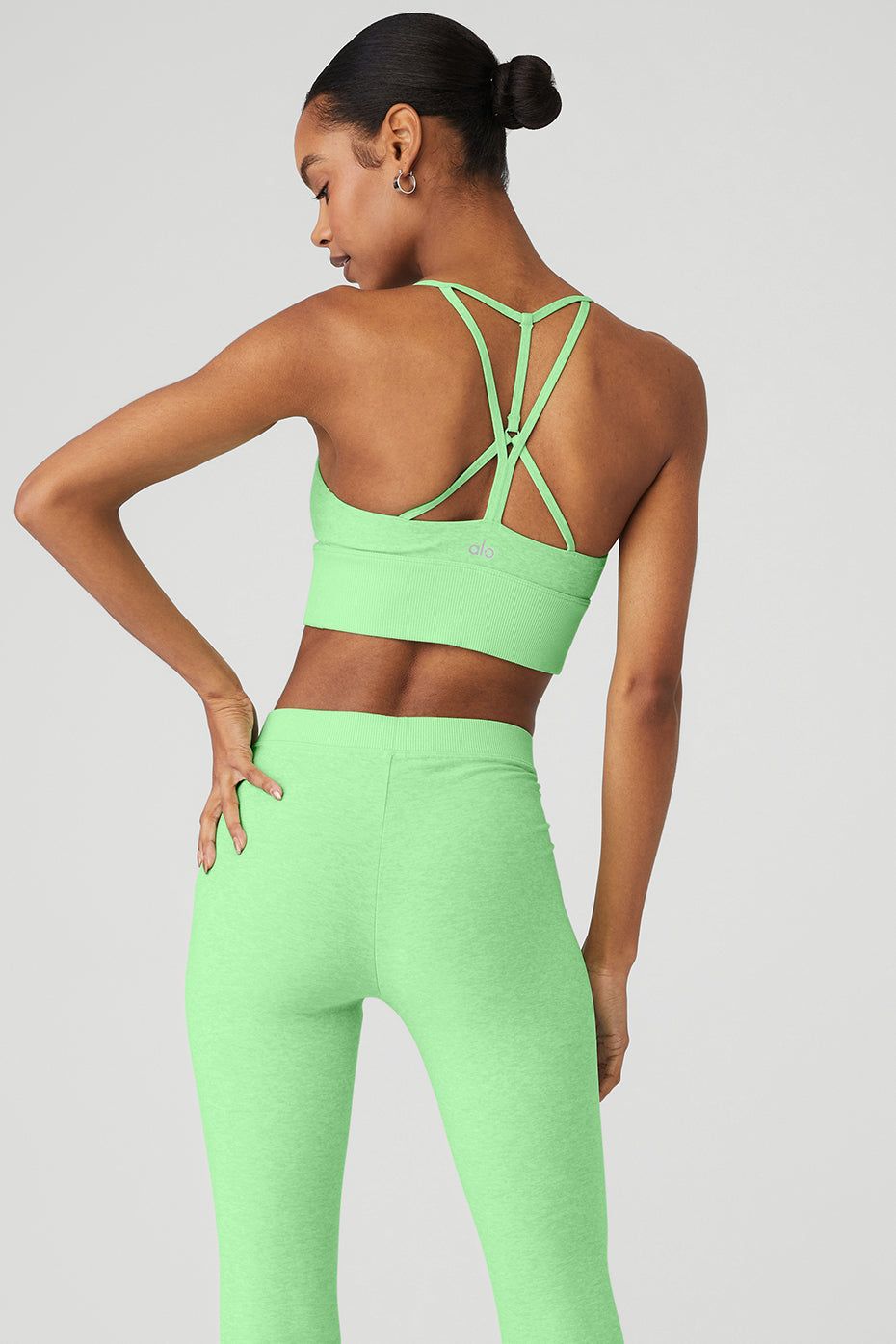 Alosoft Lavish Bra - Ultramint Heather sold by Alo Yoga product image thumbnail 3