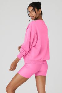 Accolade Crew Neck Pullover - Paradise Pink sold by Alo Yoga