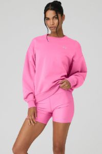 Accolade Crew Neck Pullover - Paradise Pink sold by Alo Yoga