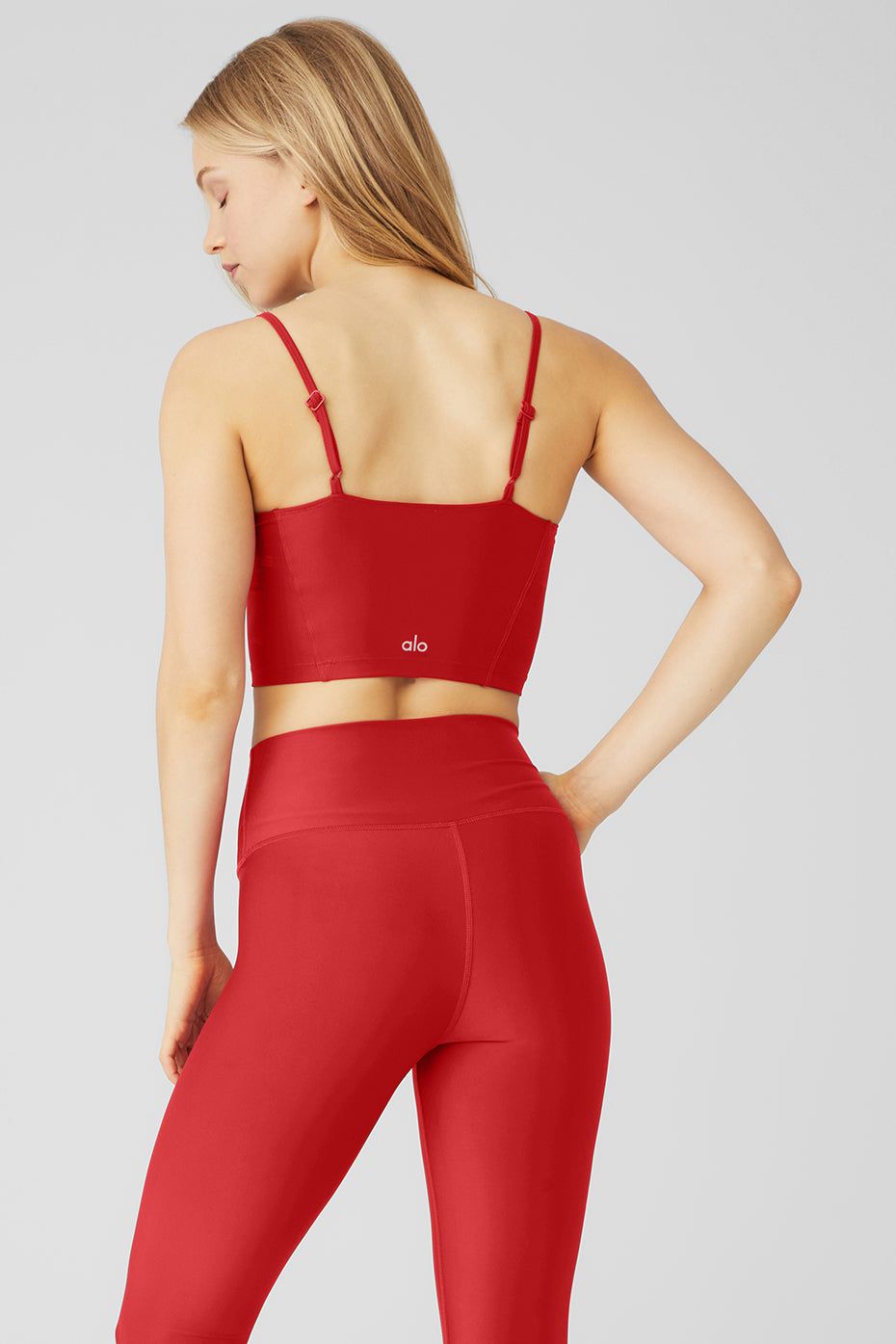 Airlift Street Goddess Bra Tank - Classic Red sold by Alo Yoga product image thumbnail 3