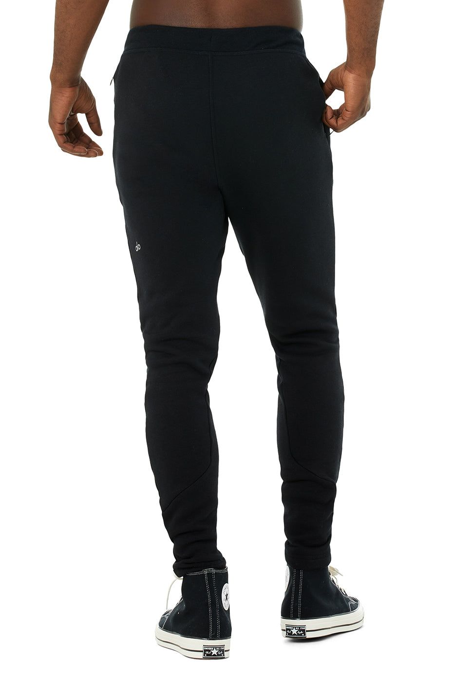 The Triumph Sweatpant - Solid Black Triblend sold by Alo Yoga product image thumbnail 2