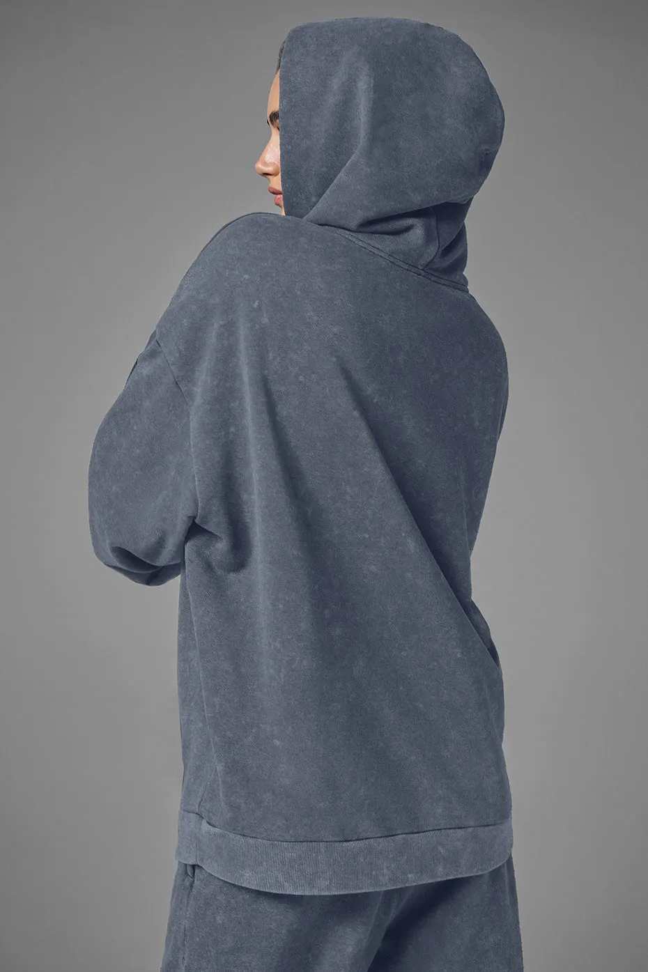 Chill Vintage Wash Hoodie - Bluestone Wash sold by Alo Yoga product image thumbnail 2
