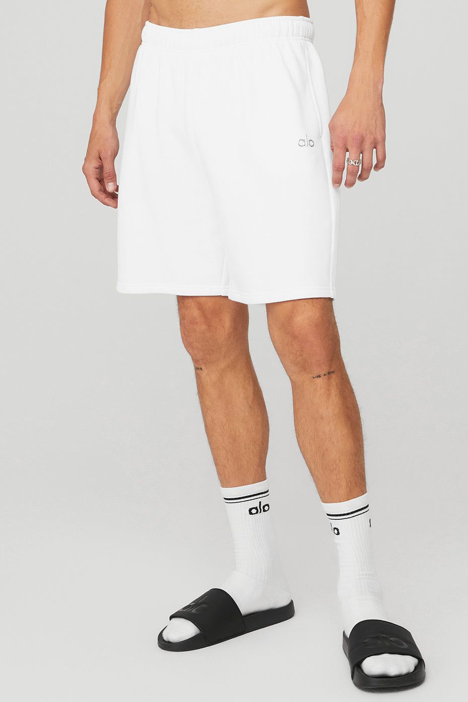 Accolade Sweat Short - White sold by Alo Yoga