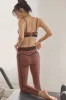 Airlift High-Waist 7/8 Line Up Legging - Chestnut sold by Alo Yoga