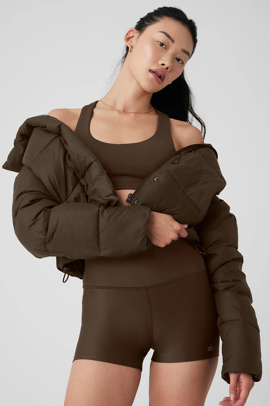 Gold Rush Puffer - Espresso sold by Alo Yoga product image thumbnail 4