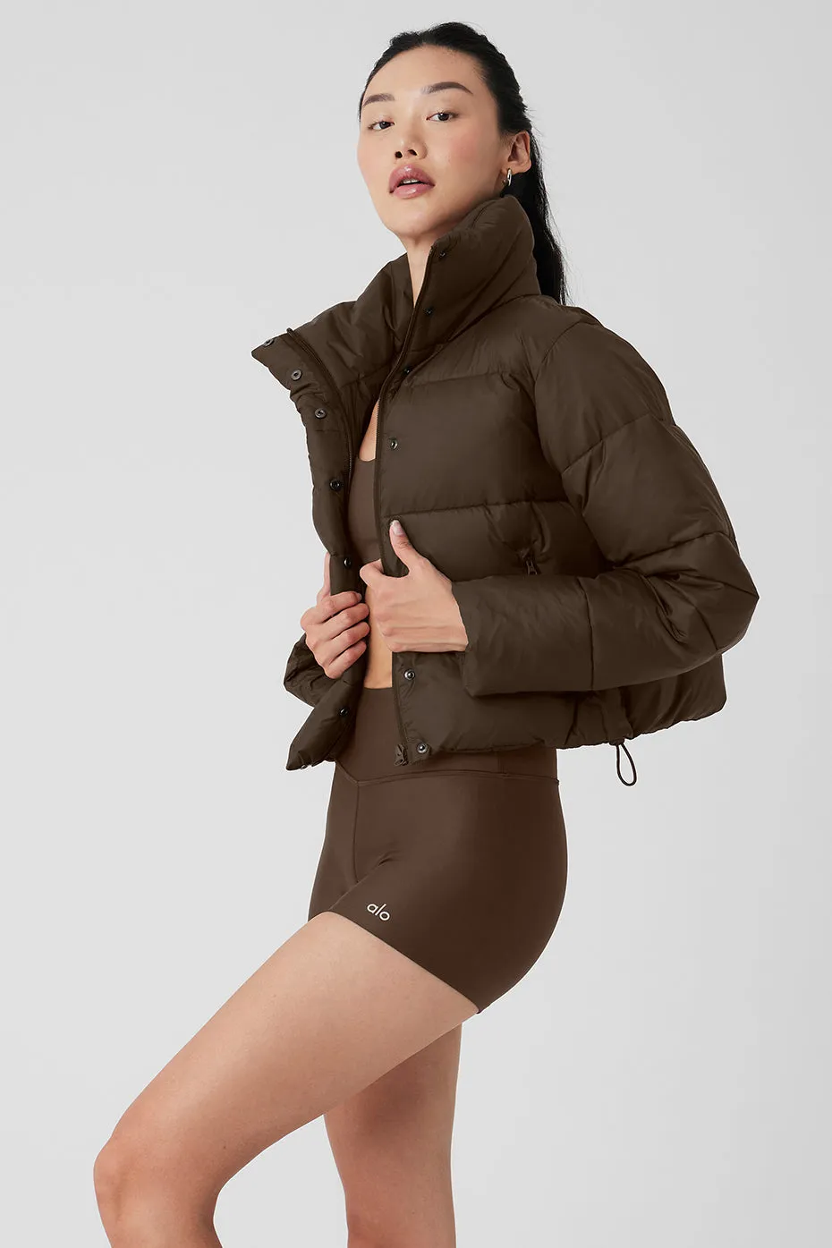 Gold Rush Puffer - Espresso sold by Alo Yoga product image thumbnail 3