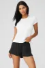 All Day Short Sleeve - White sold by Alo Yoga