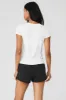 All Day Short Sleeve - White sold by Alo Yoga