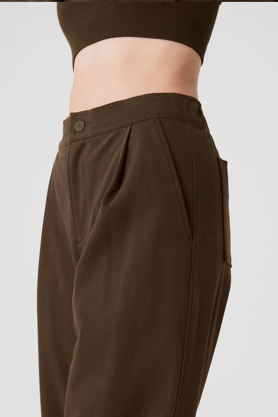 Road Trip Trouser - Espresso sold by Alo Yoga product image thumbnail 4