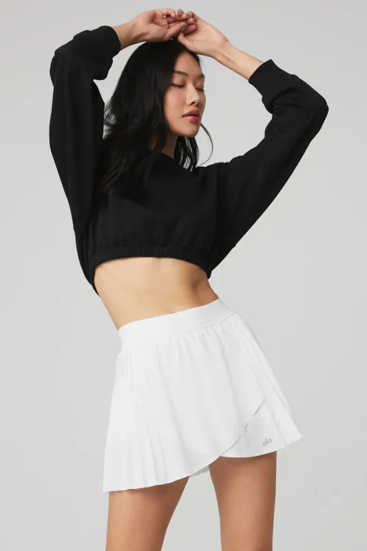 Devotion Crew Neck Pullover - Black sold by Alo Yoga