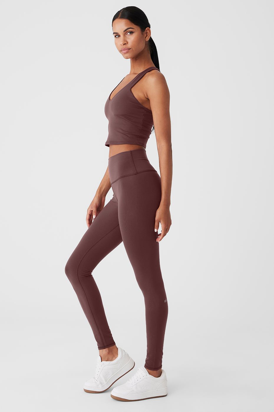 Real Bra Tank & High-Waist Airbrush Legging Set sold by Alo Yoga product image thumbnail 21