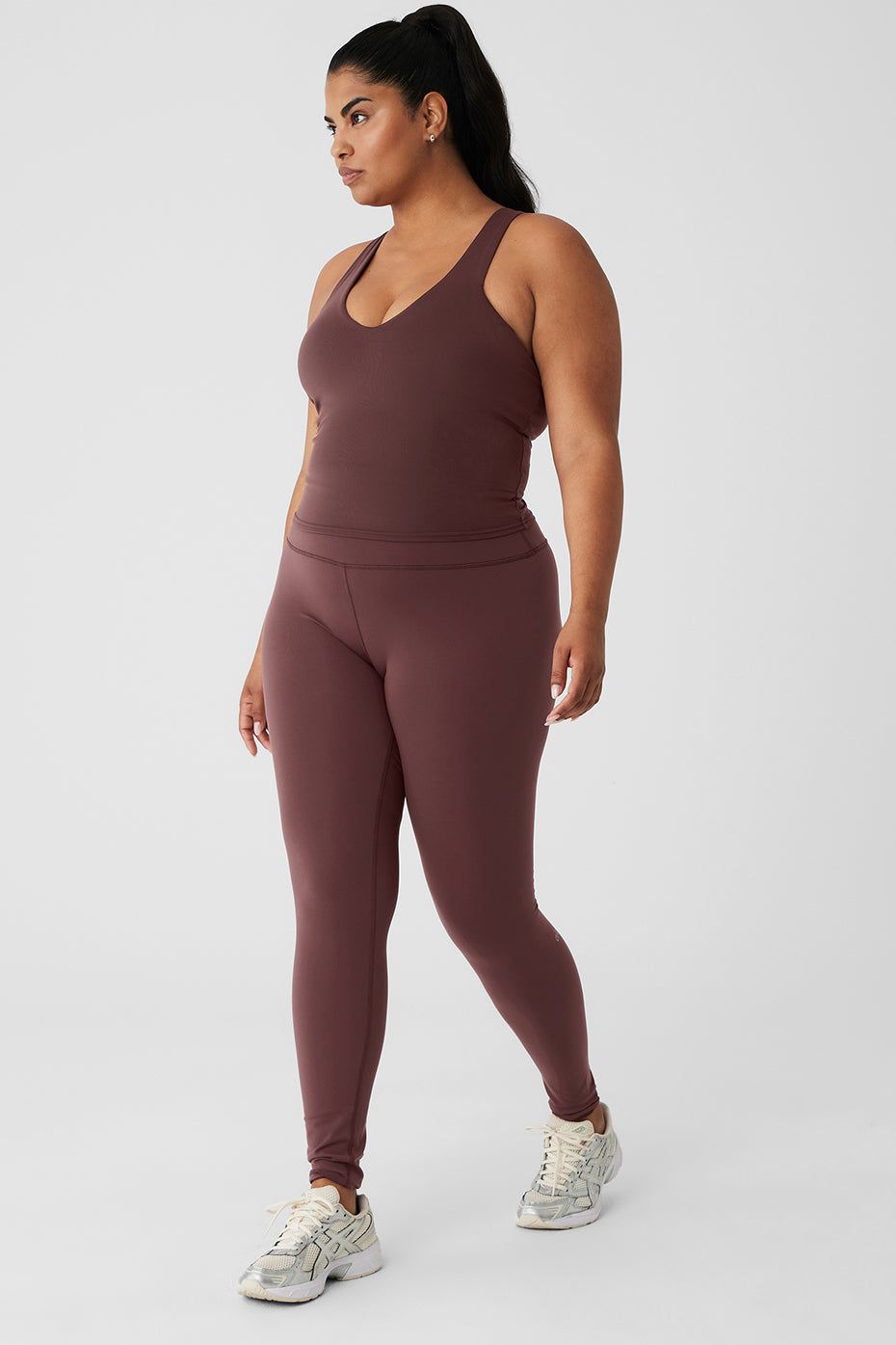 Real Bra Tank & High-Waist Airbrush Legging Set sold by Alo Yoga product image thumbnail 25