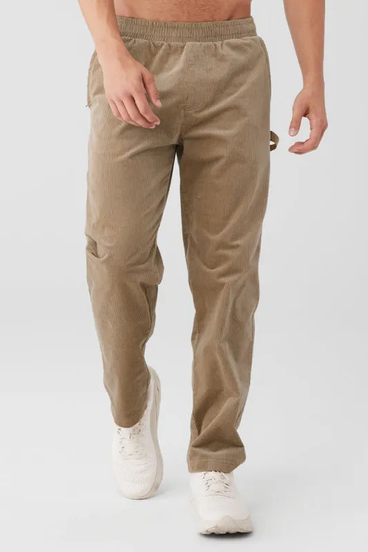 Corduroy District Sweatpant - Gravel sold by Alo Yoga