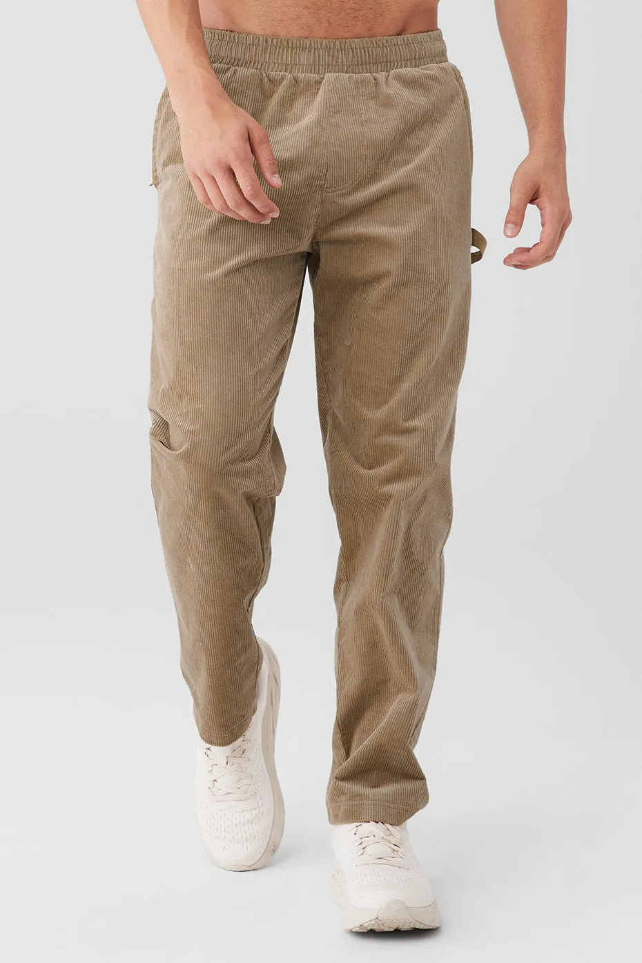 Corduroy District Sweatpant - Gravel sold by Alo Yoga