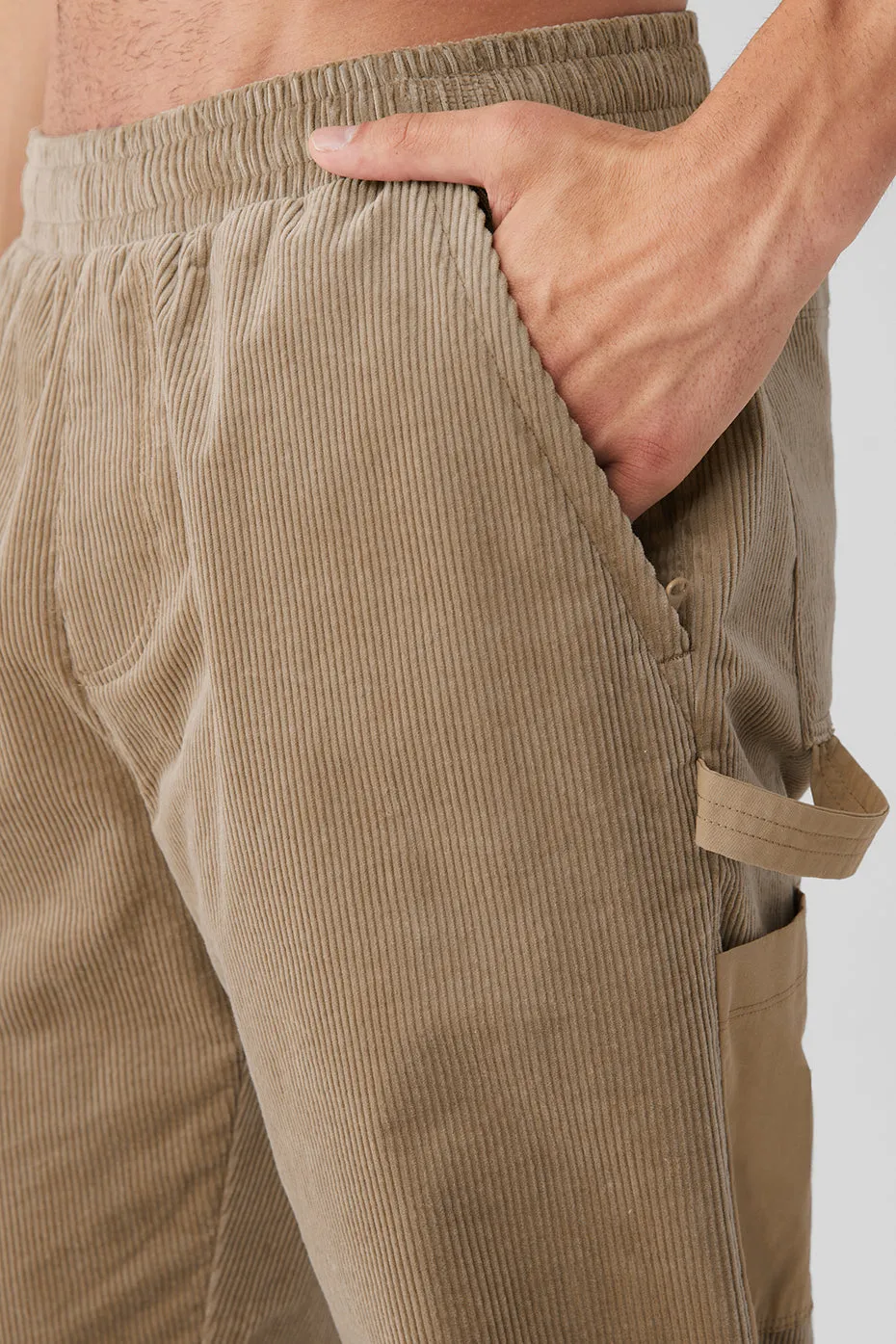 Corduroy District Sweatpant - Gravel sold by Alo Yoga product image thumbnail 5