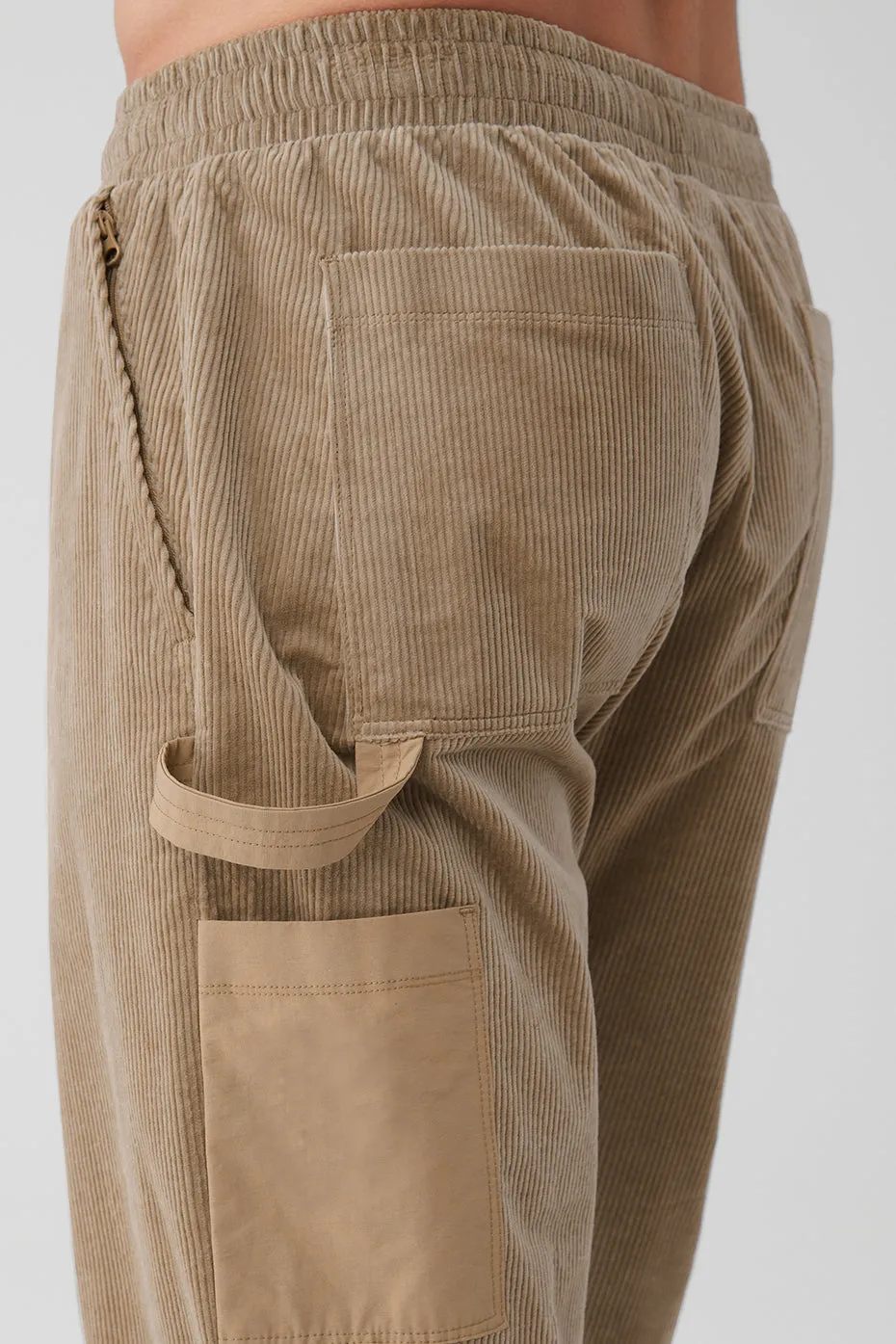 Corduroy District Sweatpant - Gravel sold by Alo Yoga product image thumbnail 4