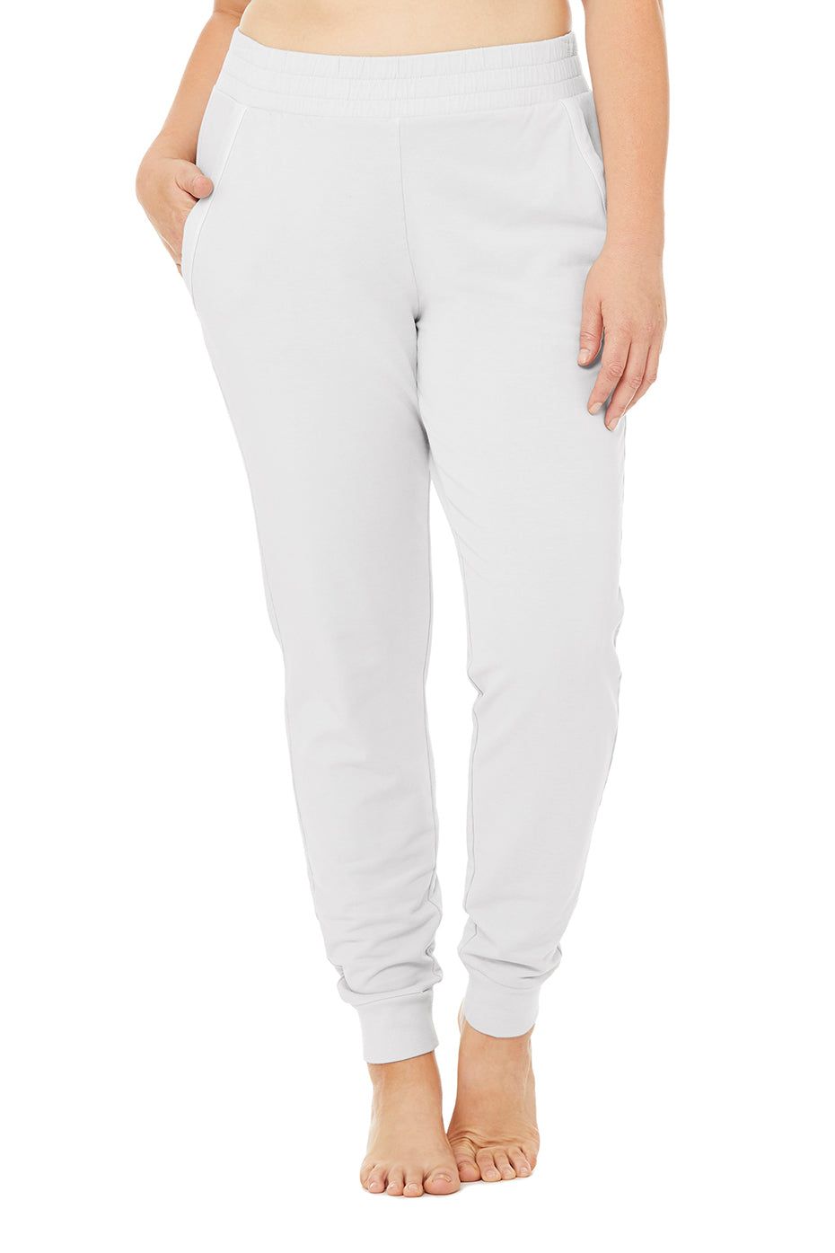 Washed Unwind Sweatpant - Chalk Wash sold by Alo Yoga