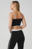 Airbrush Streamlined Bra Tank - Black/White sold by Alo Yoga