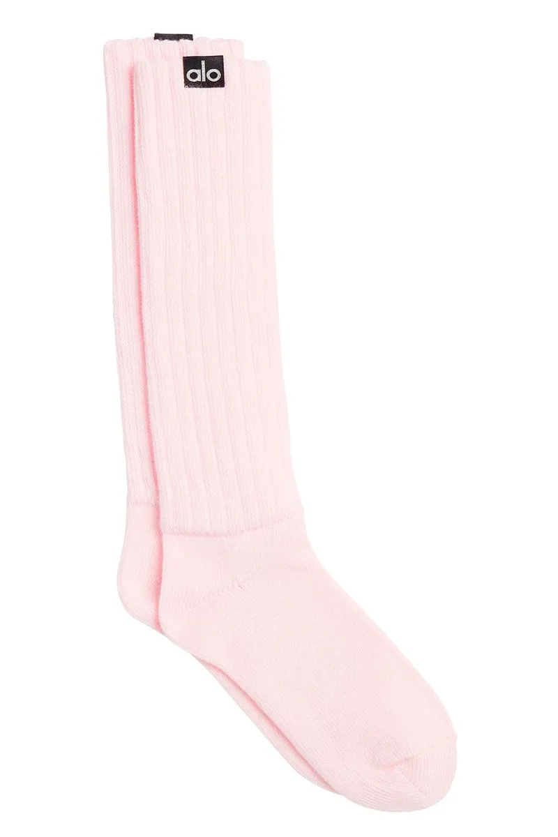 Scrunch Sock - Powder Pink | Parallel