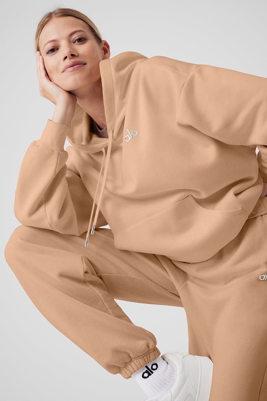 Accolade Hoodie - Toasted Almond sold by Alo Yoga product image thumbnail 4
