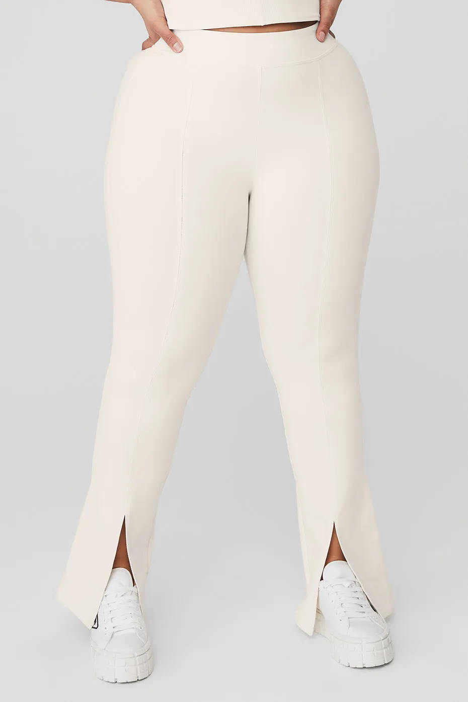 Airbrush High-Waist 7/8 Flutter Legging - Ivory sold by Alo Yoga product image thumbnail 5