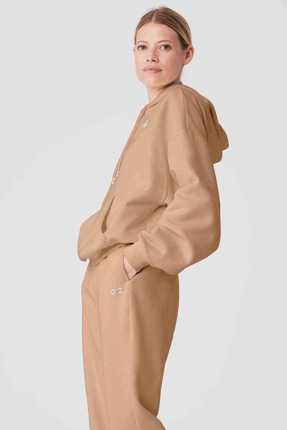 Accolade Hoodie - Toasted Almond sold by Alo Yoga product image thumbnail 3