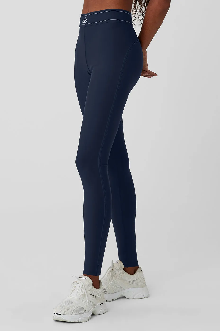 Airlift High-Waist Suit Up Legging - Navy/Navy sold by Alo Yoga product image thumbnail 3