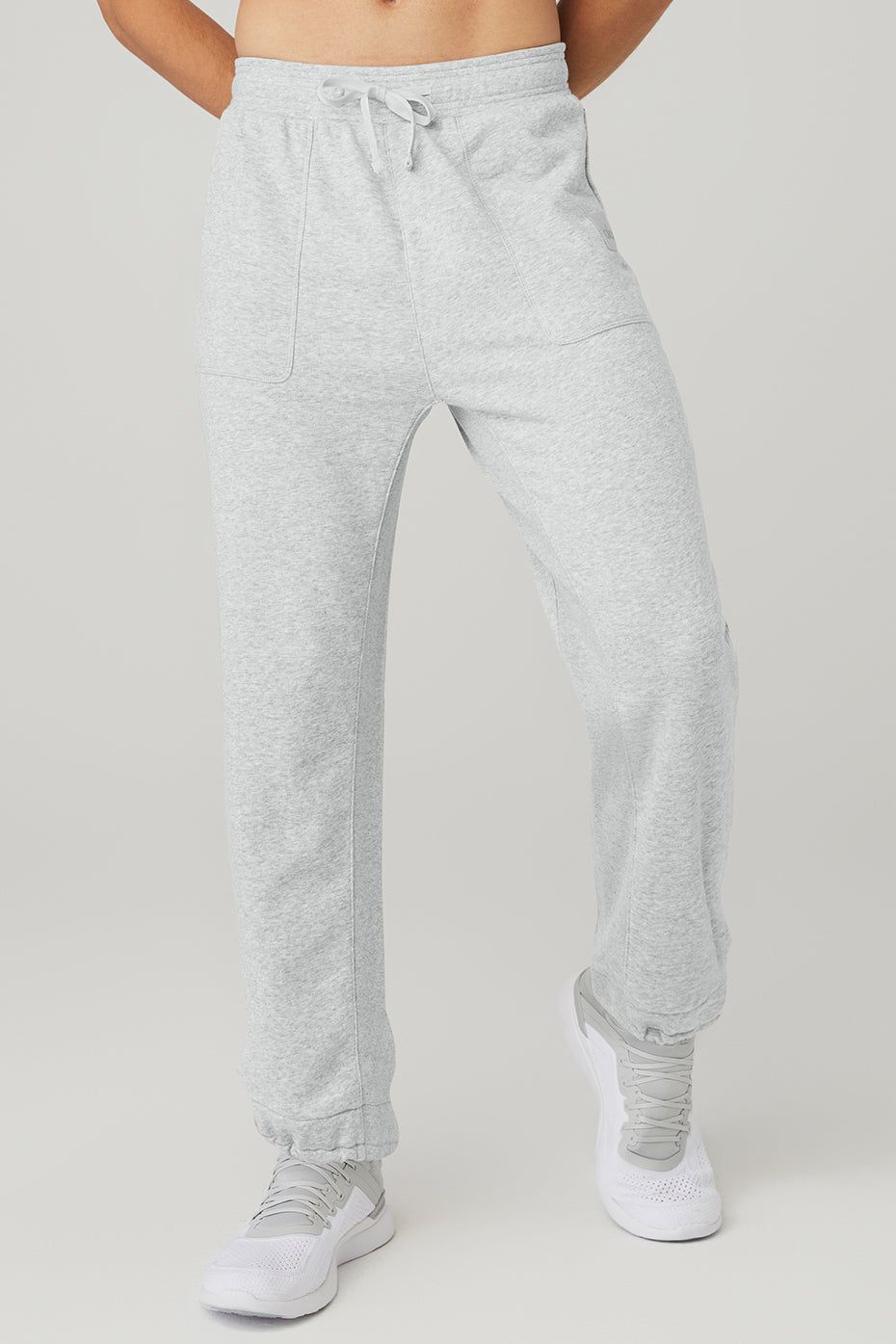 The Qualifier Pant - Athletic Heather Grey sold by Alo Yoga