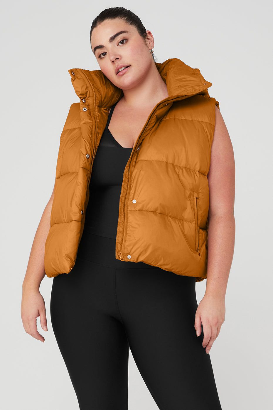 Gold Rush Puffer Vest - Toffee sold by Alo Yoga product image thumbnail 5