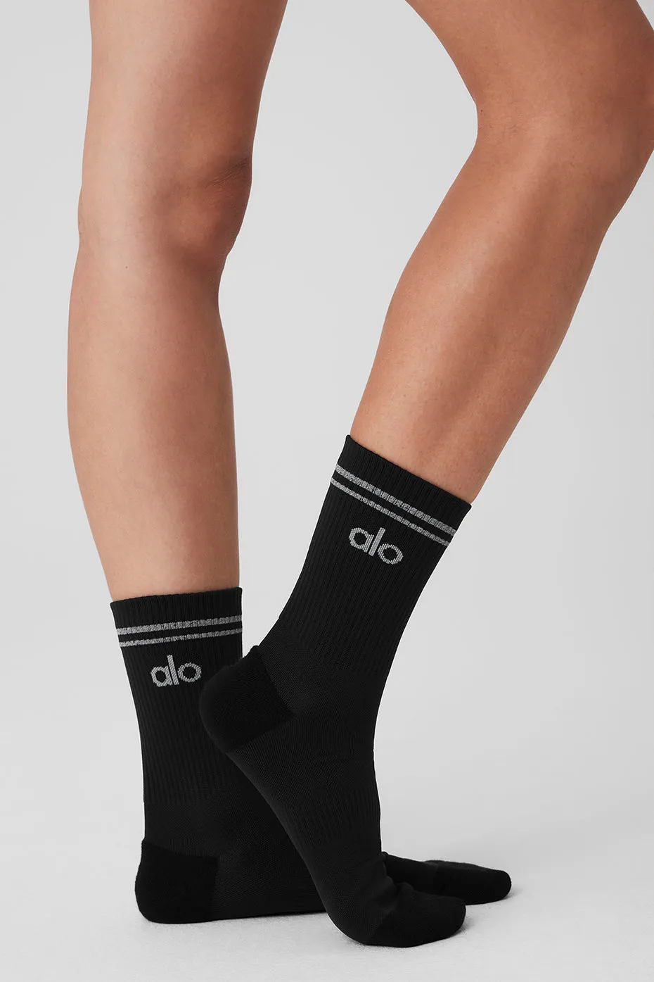 Unisex Half-Crew Performance Sock - Black sold by Alo Yoga product image thumbnail 4