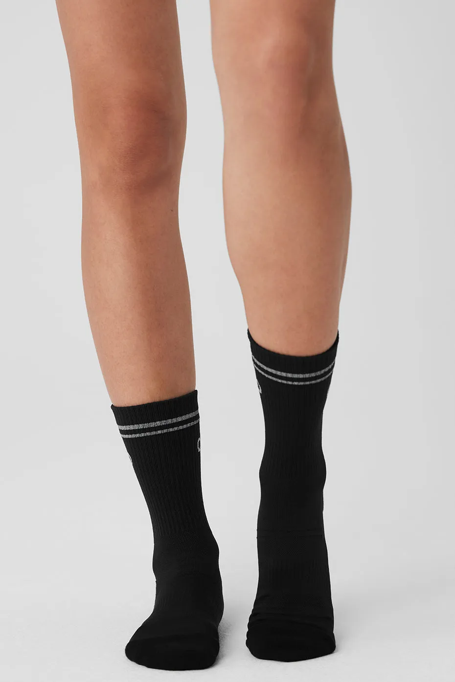 Unisex Half-Crew Performance Sock - Black sold by Alo Yoga product image thumbnail 3
