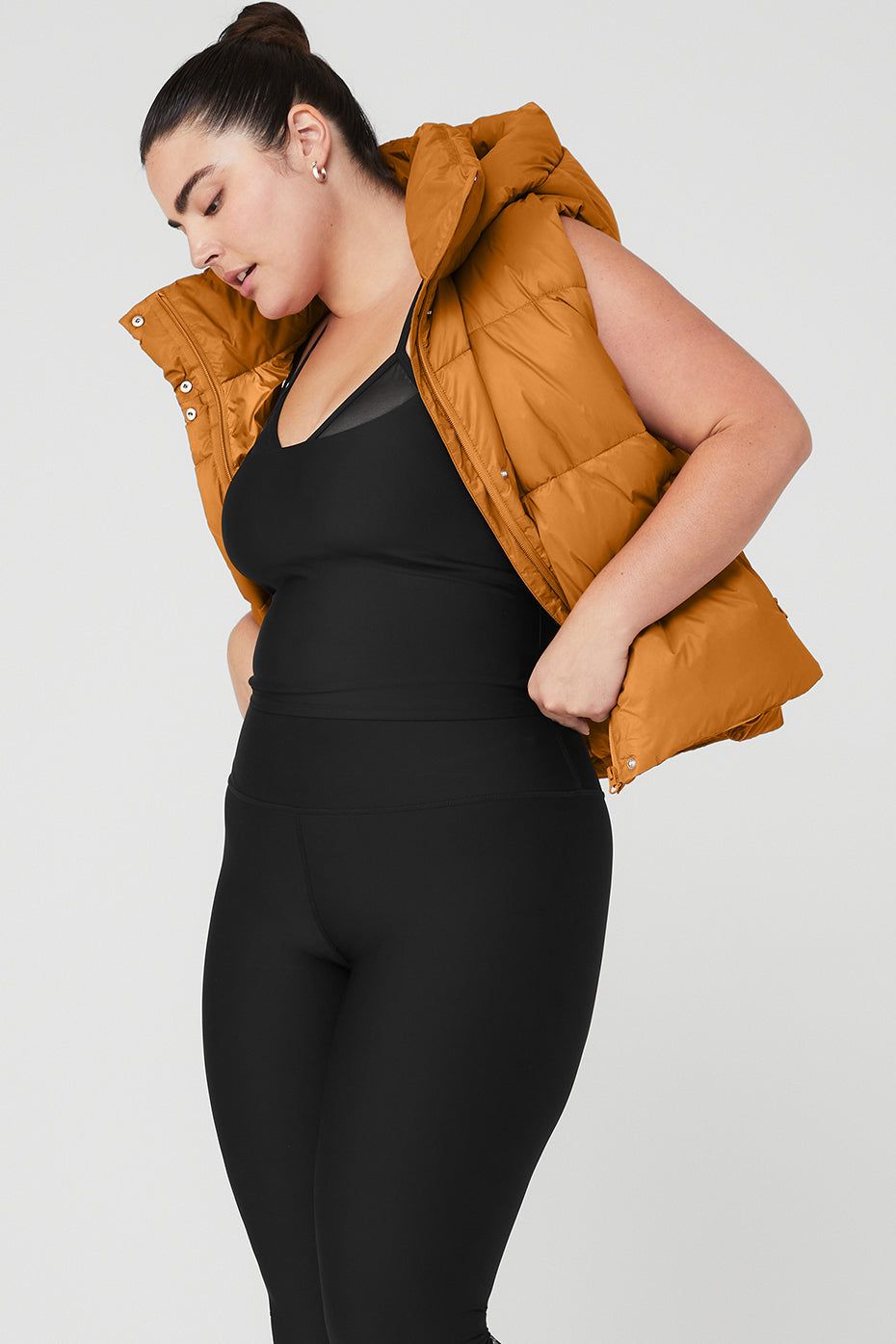 Gold Rush Puffer Vest - Toffee sold by Alo Yoga product image thumbnail 7