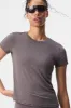 All Day Short Sleeve - Raisinette sold by Alo Yoga