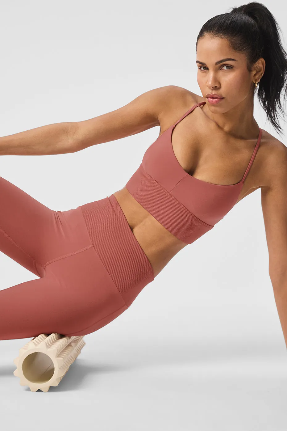 High-Waist Alosoft Lounge Legging - Soft Terracotta sold by Alo Yoga product image thumbnail 2