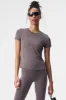 All Day Short Sleeve - Raisinette sold by Alo Yoga
