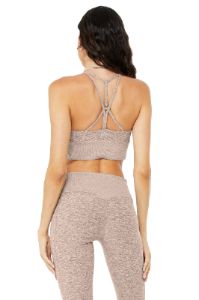 Alosoft Lavish Bra - Gravel Heather sold by Alo Yoga