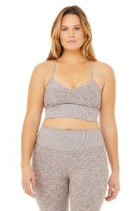 Alosoft Lavish Bra - Gravel Heather sold by Alo Yoga