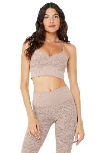 Alosoft Lavish Bra - Gravel Heather sold by Alo Yoga